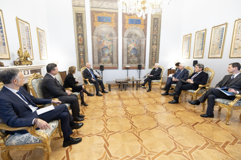 Mattarella riceve Salih, Alto Commissario ONU per rifugiati - foto: Quirinale