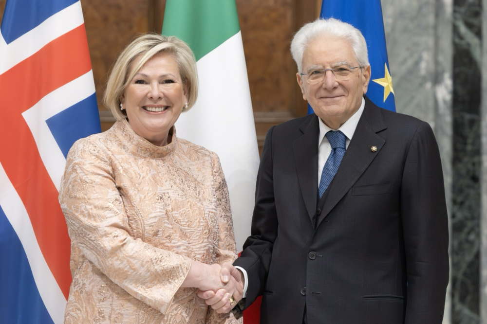  Presidente Mattarella riceve presidente di Islanda, T&oacute;masd&oacute;ttir - foto: Quirinale