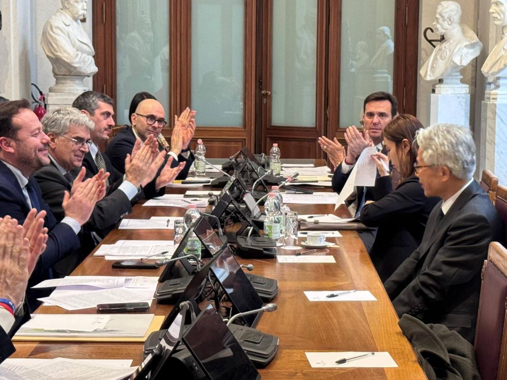 Amb. S&agrave;toshi S&ugrave;zuki si congeda da Unione Interparlamentare di Amicizia Italia Giappone - foto: Camera Deputati