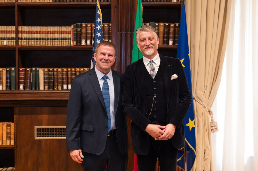 Amb. Fertitta e il ministro Giuli - foto: Ufficio Stampa Miistero