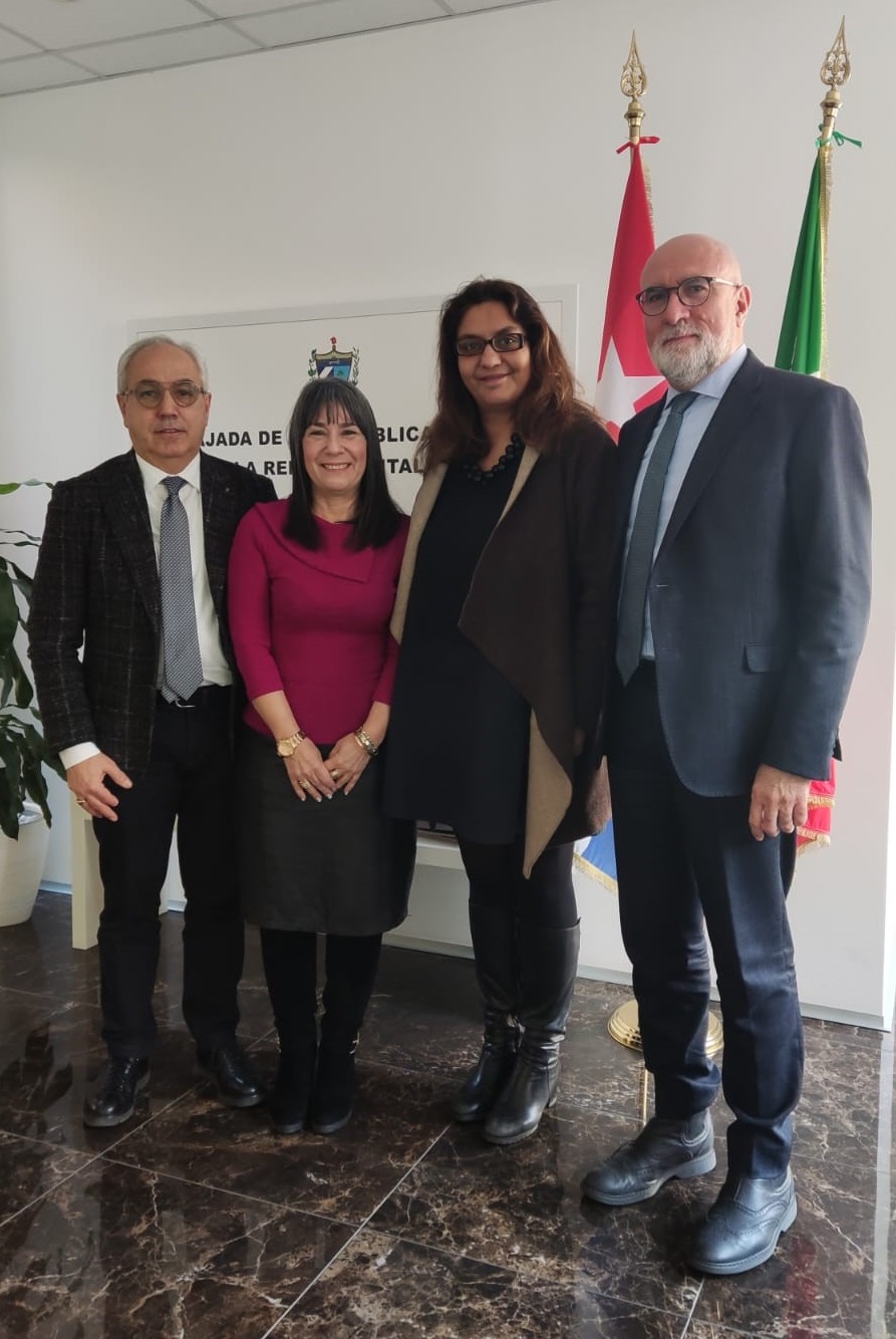 Incontro del presidente di Assocamerestero con l'Ambasciatore di Cuba in Italia