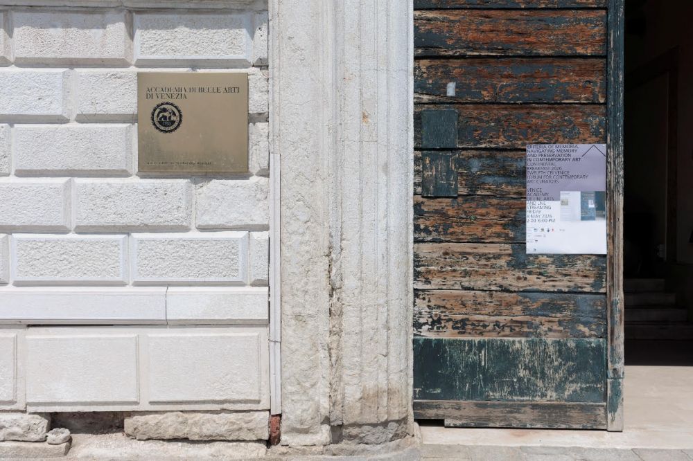 Forum InCE - Ingresso Accademia di Venezia - Foto Alice Zorzin, per concessione di Trieste Contemporanea