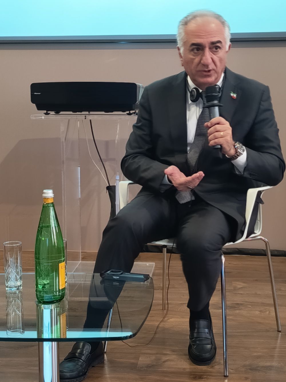 Il Principe Reza Palhavi - foto: Ciro Maddaloni