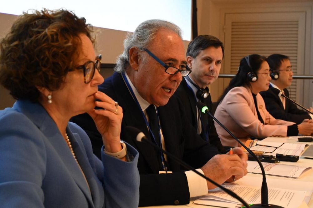 Rettore Ca' Foscari Lippiello e il presidente Villari