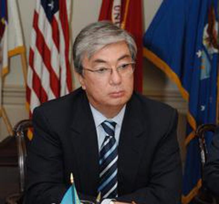 Il presidente Kassym Jomart Tokayev del Kazakistan