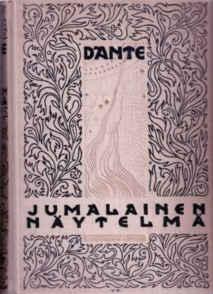 La copertina della Divina Commedia tradotta in finlandese