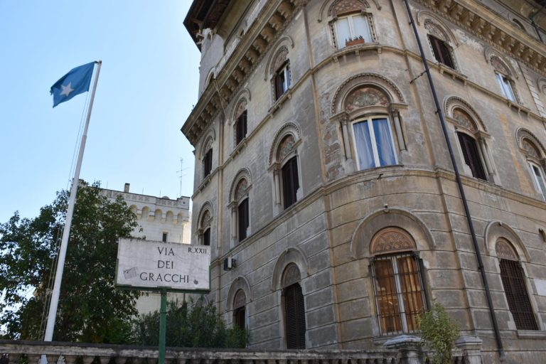 La sede dell'ambasciata di Somalia a Roma