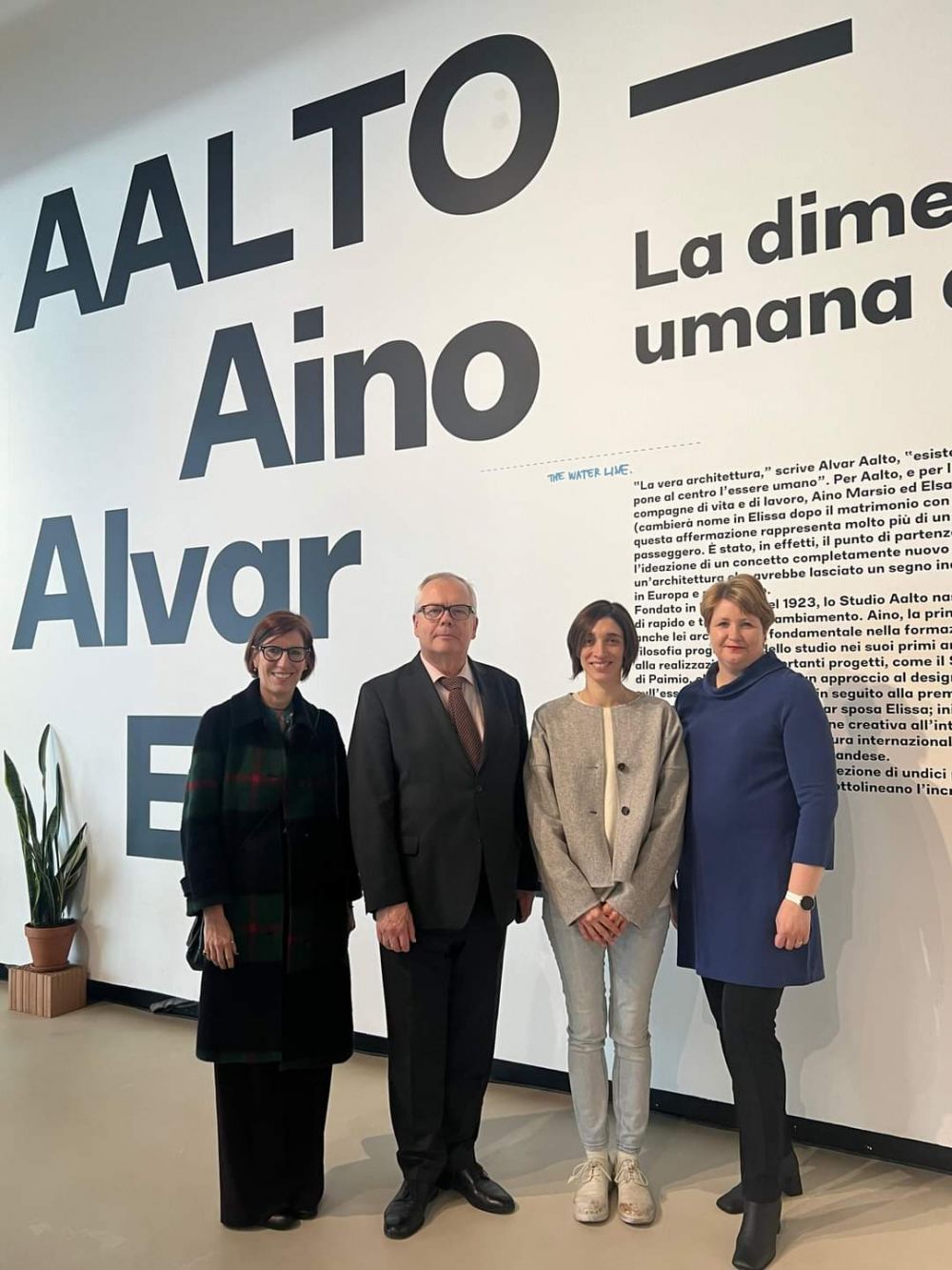 Ambasciatore Finlandia, Matti Lassila, con la consorte Satu