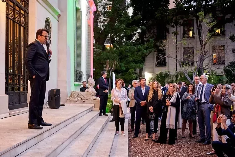 Il commiato dell'amb. Fabrizio Lucentini - foto: Ambasciata