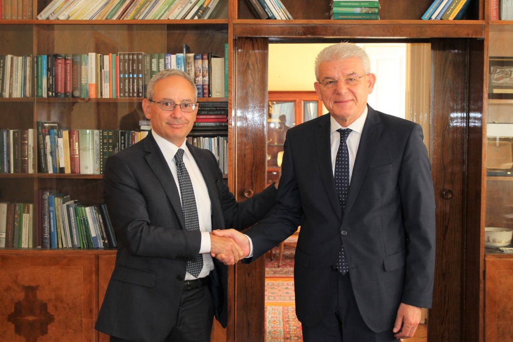 L'amb. Di Ruzza e il presidente Džaferović