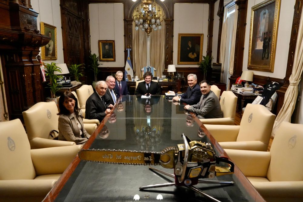 Meeting President Argentina - Grand Master, Grand Chancellor Order of Malta