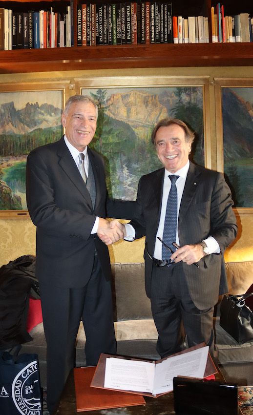 Miguel Ángel Schiavone e Alessandro Masi