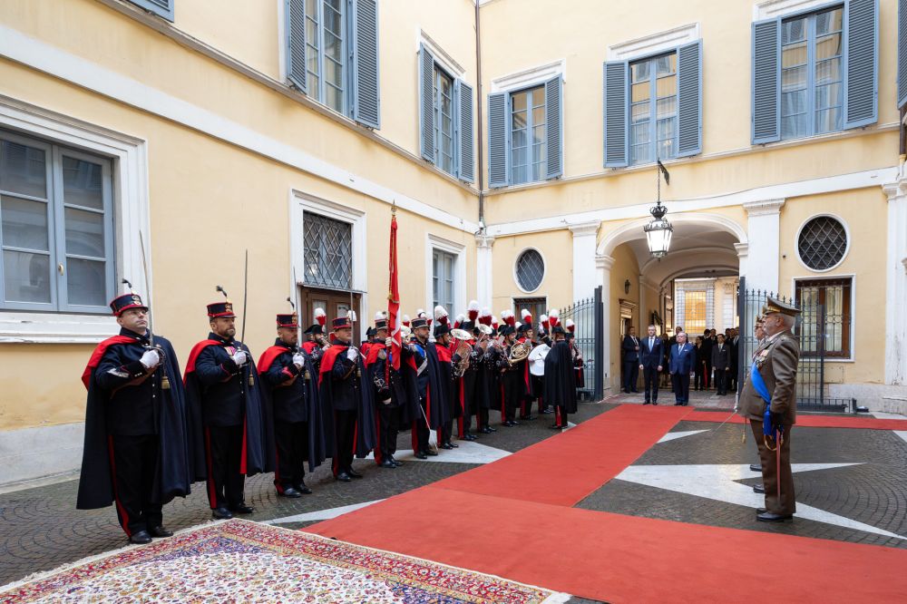 Pellegrini, presidente della Repubblica Slovacca, in visita cortesia allo SMOM