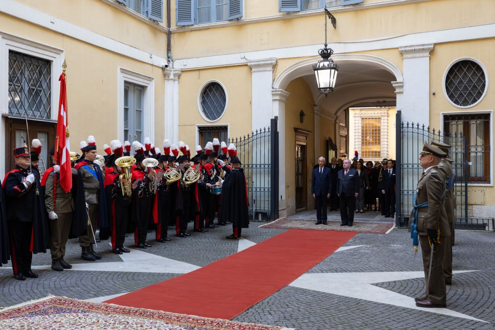 Visita del Presidente della Repubblica Portoghese al Gran Maestro dell'Ordine di Malta - foto: SMOM