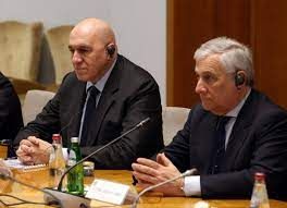 I ministri Antonio Tajani e Guido Crosetto