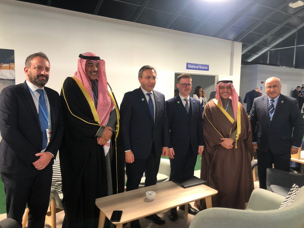 La delegazione di San Marino con i ministri del Kuwait