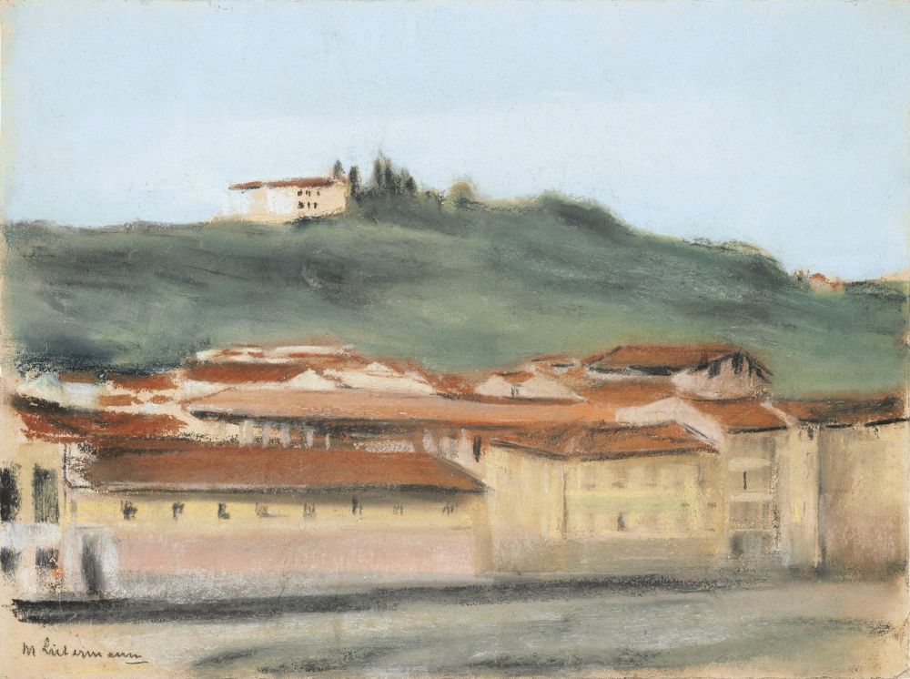 Max Liebermann, "Monte Oliveto Florenz (Dächer in Florenz)“, 1902, Privatbesitz © Christoph Irrgang