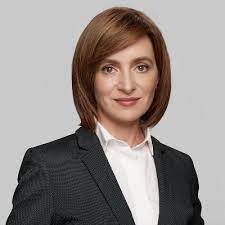 Il presidente della Repubblica di Moldavia, Maia Sandu
