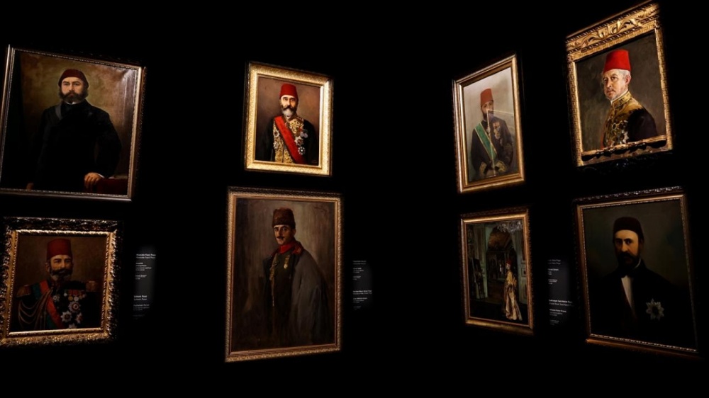 Museo della pittura all'interno di Palazzo Dolmabahe ad Istanbul