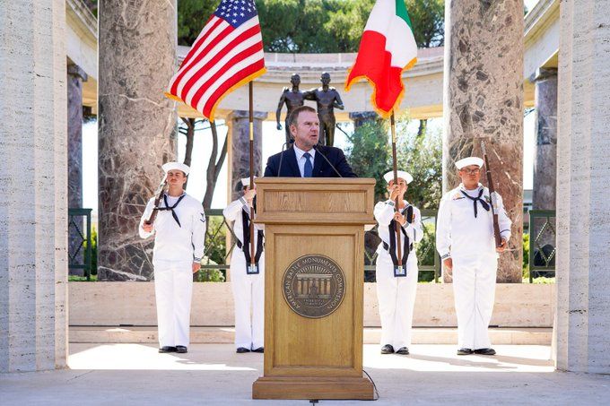 USA: amb. Fertitta ricorda caduti americani al cimitero di Nettuno - foto: Ambasciata