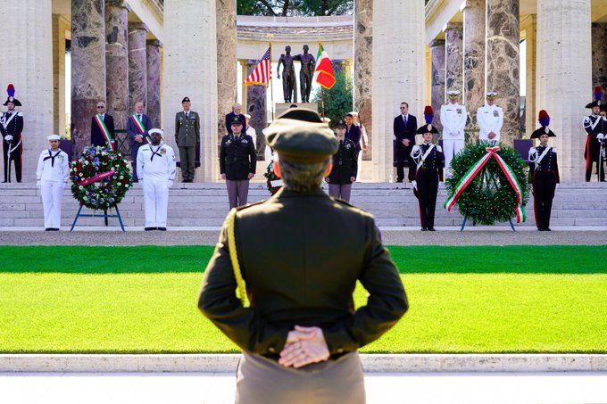 USA: amb. Fertitta ricorda caduti americani al cimitero di Nettuno - foto: Ambasciata