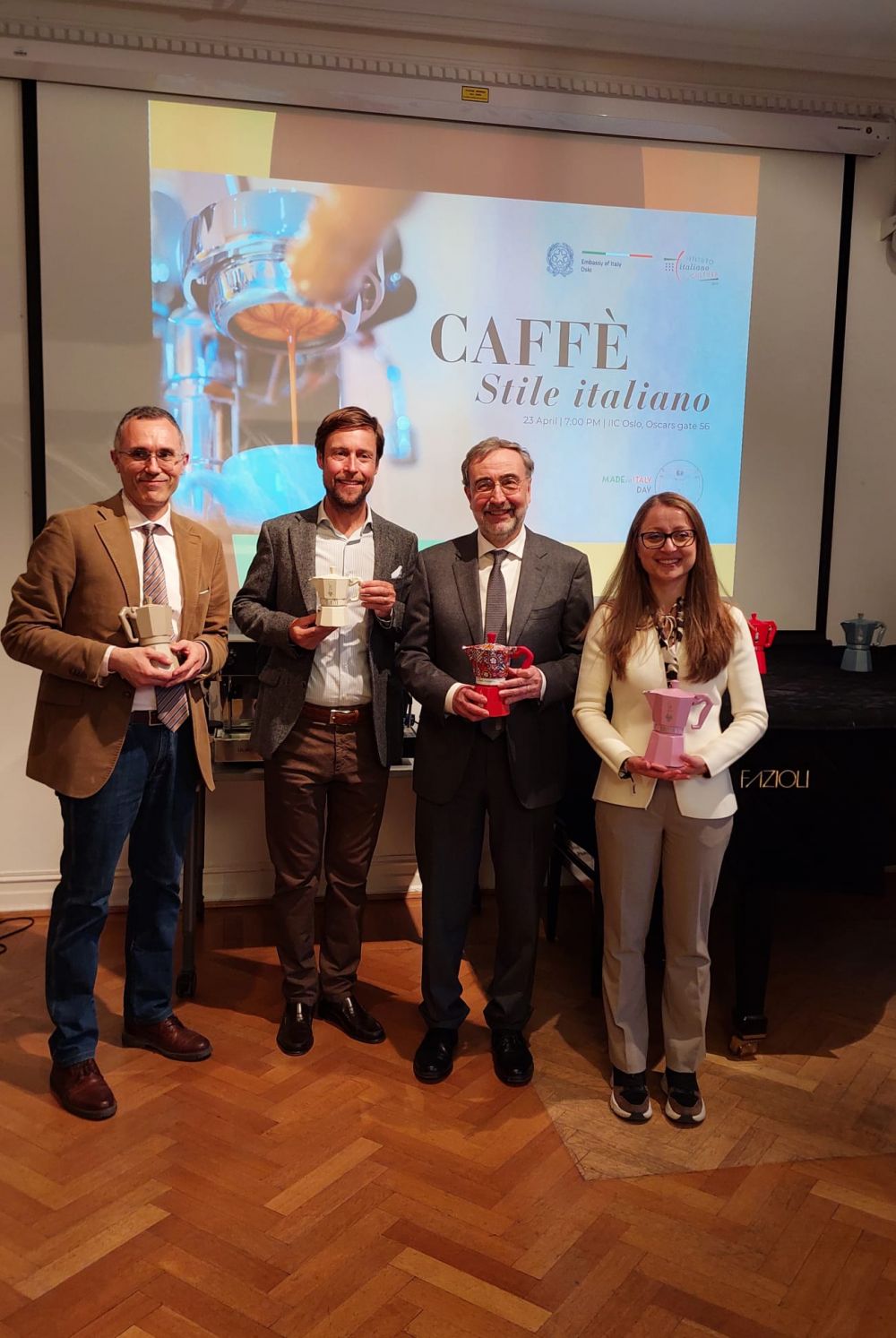 Norvegia: amb. Stefano Nicoletti a Giornata Made in Italy &ldquo;Caff&egrave;, stile italiano&rdquo; - foto: Ambasciata