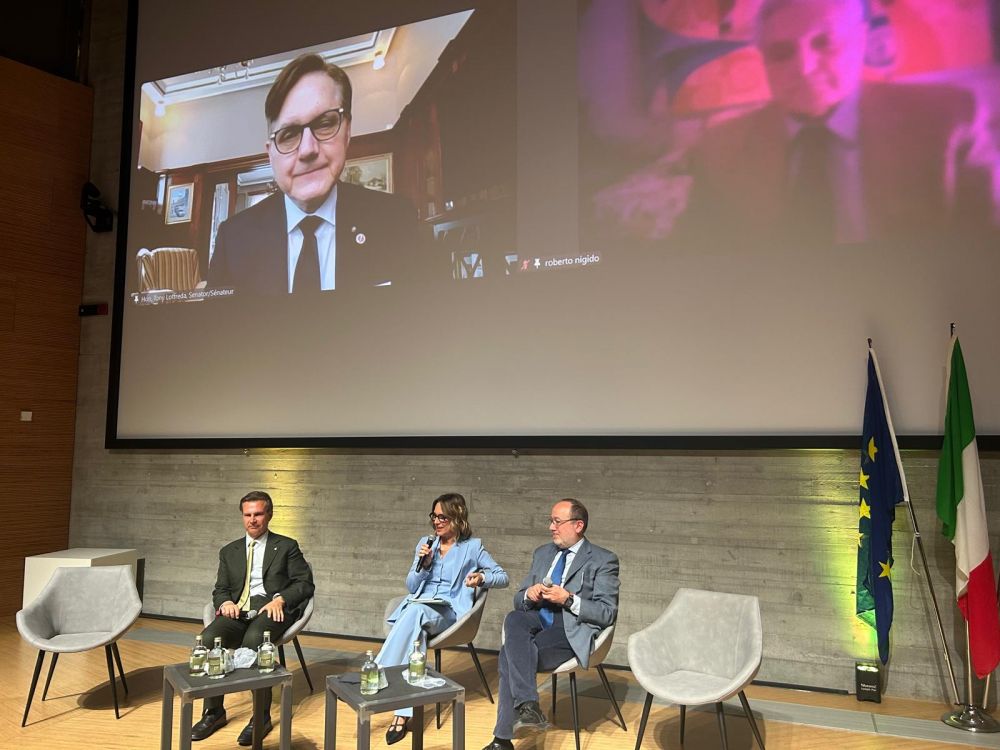 Panel con senatore Loffreda