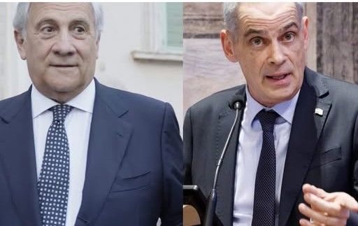 Antonio Tajani e Jonathan Peled