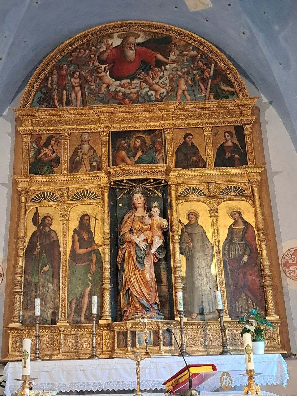 Polittico di Pietro Giovanni nella chiesa di Santa Maria della Misericordia a Lopud - foto: Ambasciata