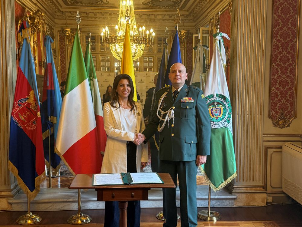 Ambasciata Colombia: col. Pe&ntilde;a nuovo addetto militare, navale e aeronautico - foto: Ambasciata