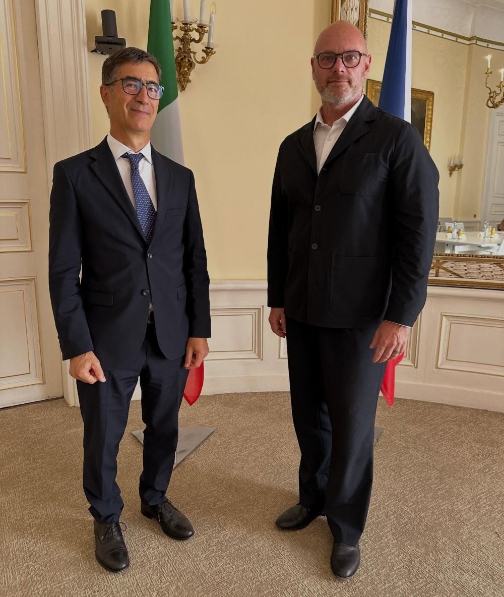 Amb. Gaudiano incontra ministro dell&rsquo;Istruzione, Plaga - foto: Ambasciata