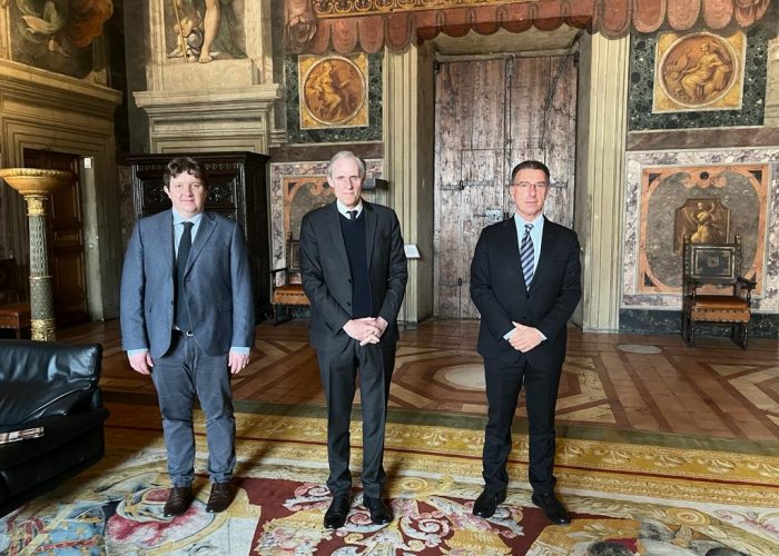 Lavevaz e sen. Lani&egrave;ce incontrano amb. Masset