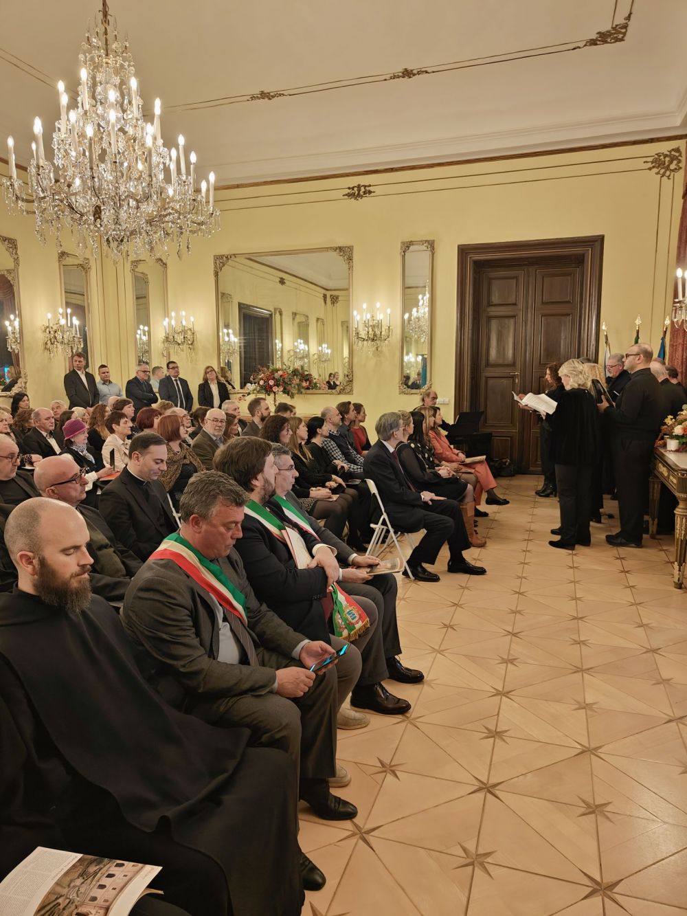 La presentazione in ambasciata