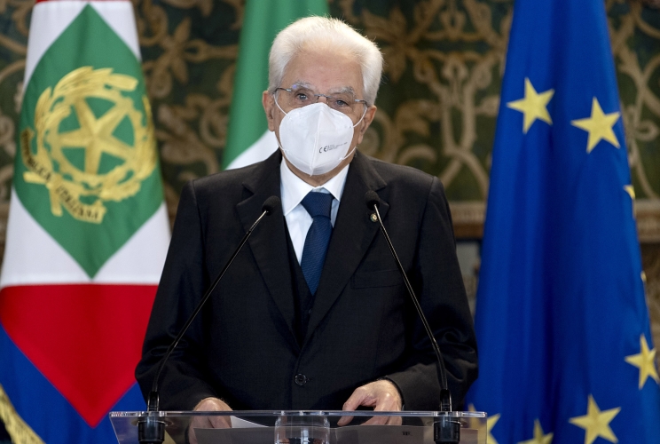 Il presidente Sergio Mattarella