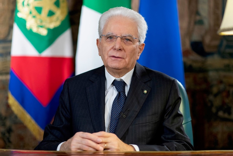 Il presidente Sergio Mattarella