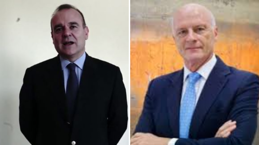 da sin.: amb. Vincenzo Del Monaco; a ds. amb. Roberto Natali