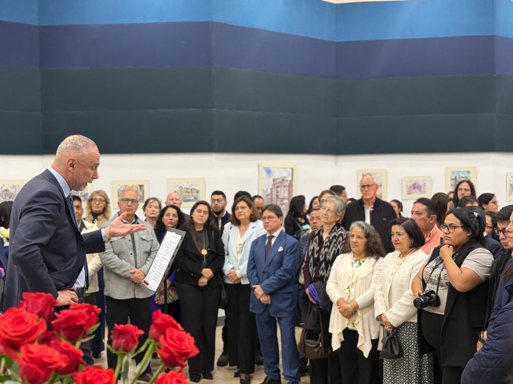 Amb. Giovanni Davoli &ldquo;L&rsquo;impronta degli architetti italiani attraverso l&rsquo;acquarello&rdquo; - foto: Ambasciata