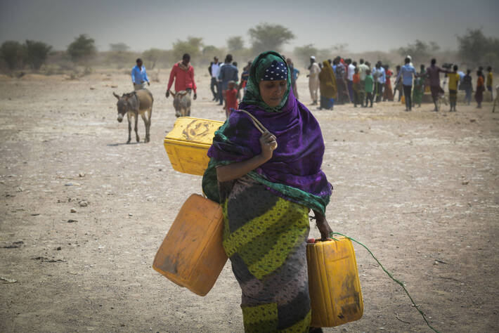 Raccolta acqua in Etiopia - Photo: ©FAO/IFAD/WFP/Michael Tewe / FAO
