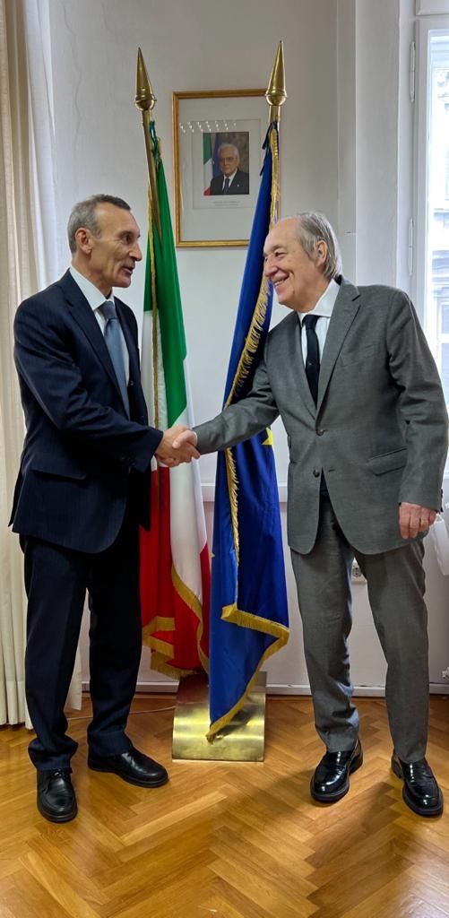 Amb. Paolo Trichilo e l'on. Fulvio Radin