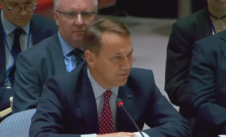 Il ministro degli Esteri di Polonia, Radosław Sikorski