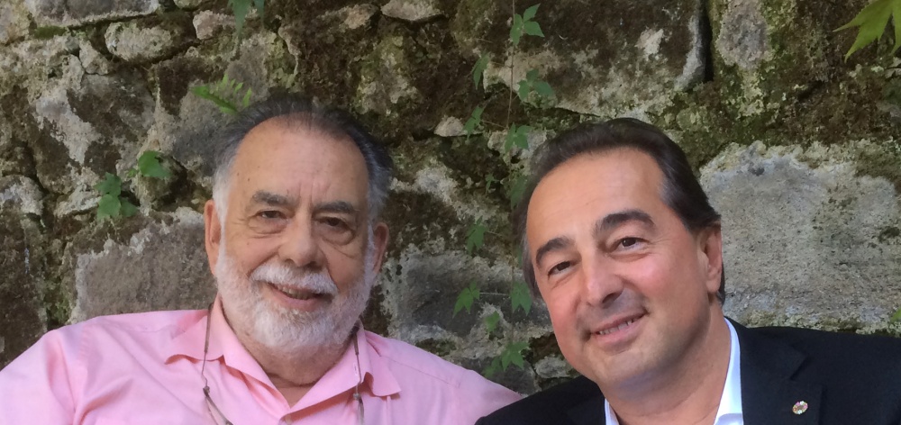 da sin.: Francis Ford Coppola e Sandro Bottega