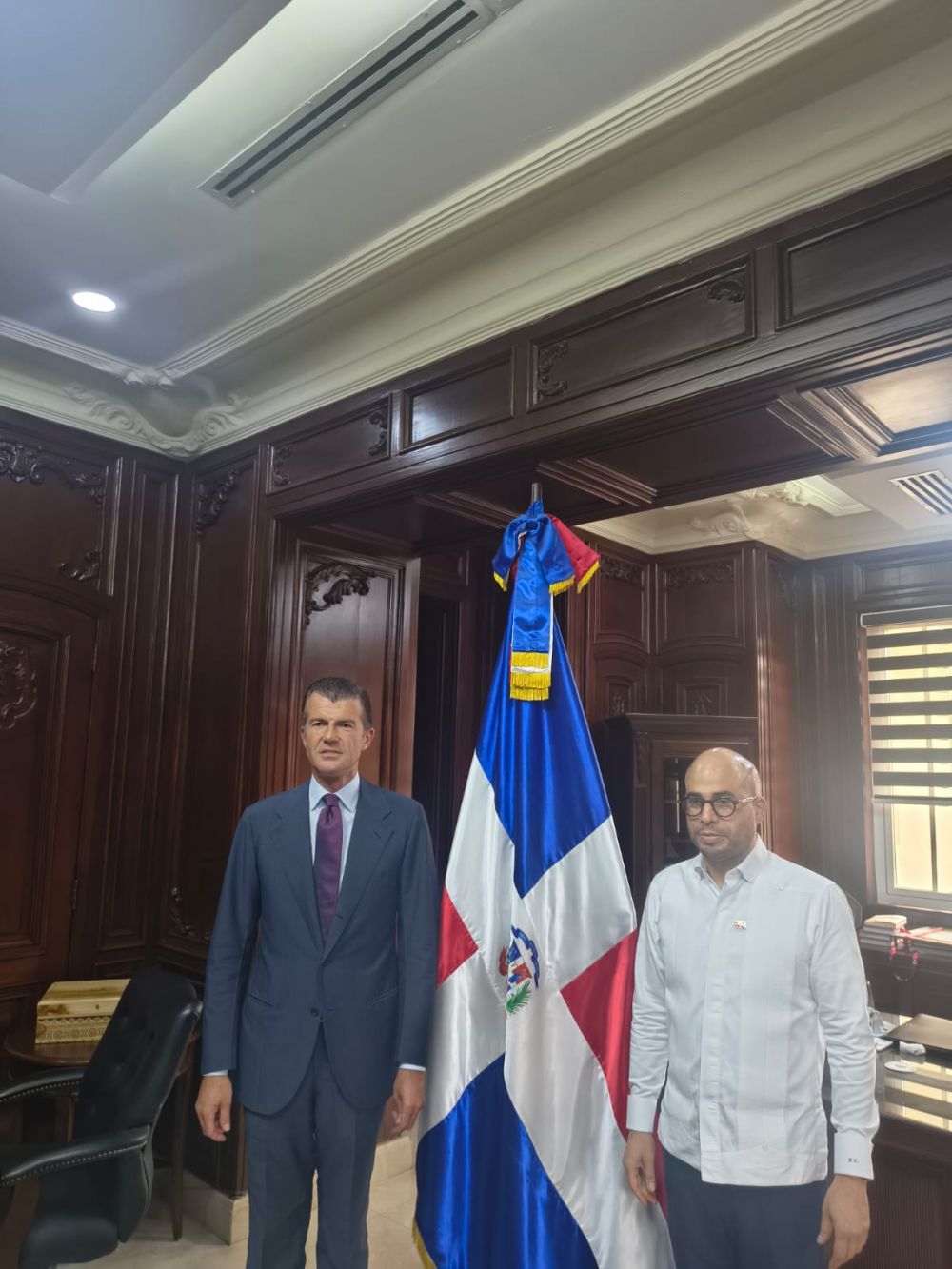Silli con viceministro Affari Esteri Francisco Caraballo