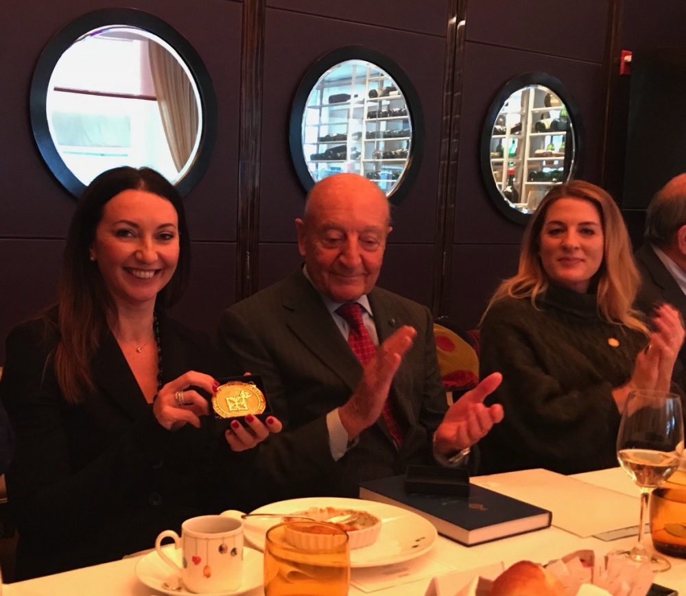 Nella foto: da sinistra, Silvia Limoncini; il presidente dell´ASILM, Cavaliere di Gran Croce Lucio Caputo; Dolores Alfieri, Director of Italian American Affaire del Governatore Andrew Cuomo.