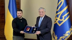 Tajani e Zelensky