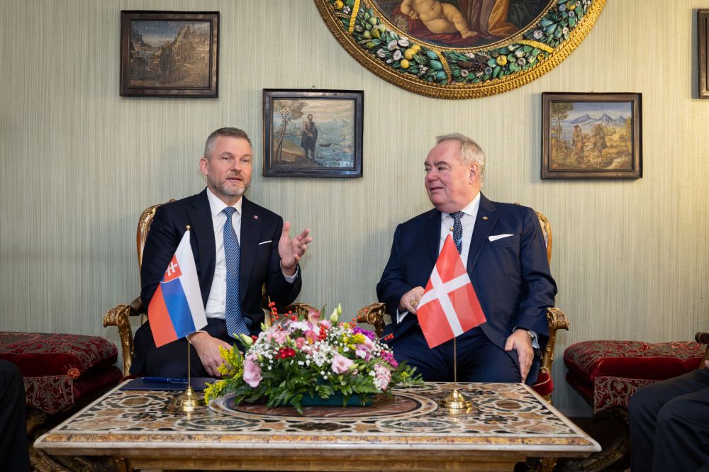 Pellegrini, presidente della Repubblica Slovacca, in visita cortesia allo SMOM