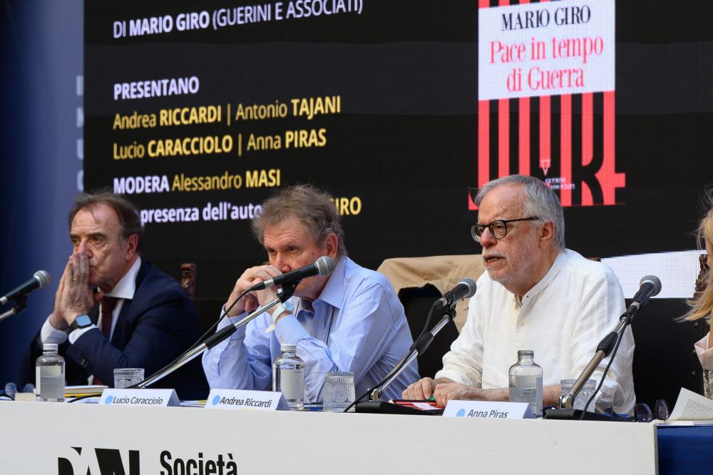Alessandro Masi, Lucio Caracciolo e Andrea Riccardi - foto Ufficio Stampa