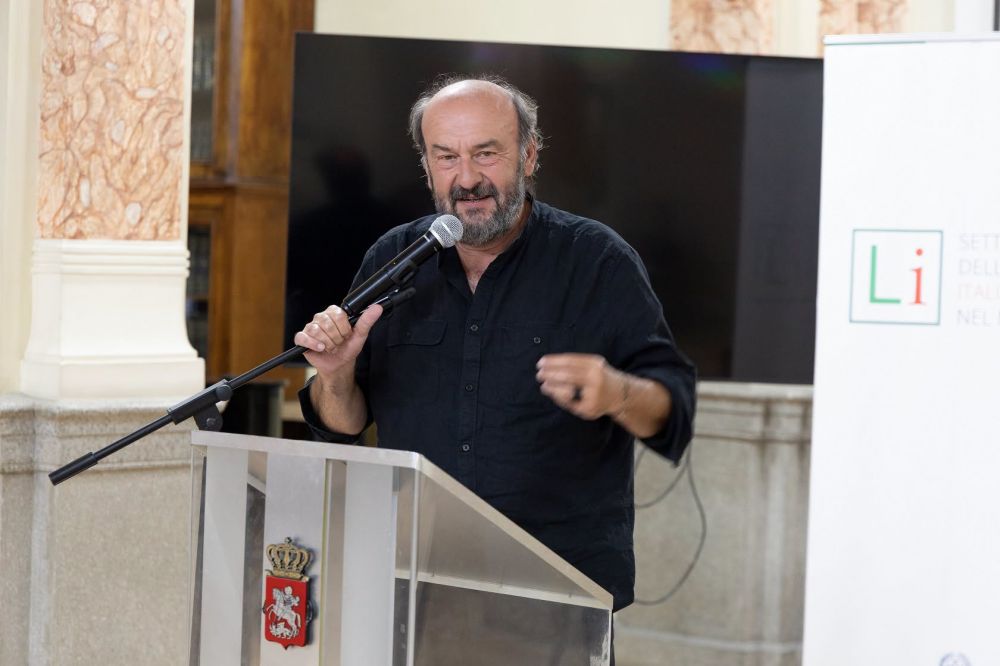 Davide Rondoni, poeta, scrittore e drammaturgo italiano e presidente del Comitato Italiano per 800&deg; morte di San Francesco