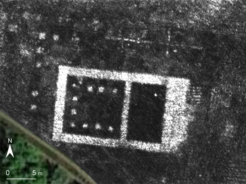 Tempio romano a Falerii Novi scoperto da prospezione georadar - © UGent