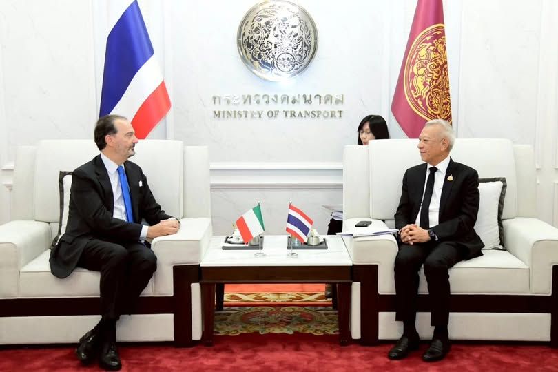Thailandia: amb. Dionisi con ministro Trasporti, Ratchakitprakarn - foto: Ambasciata
