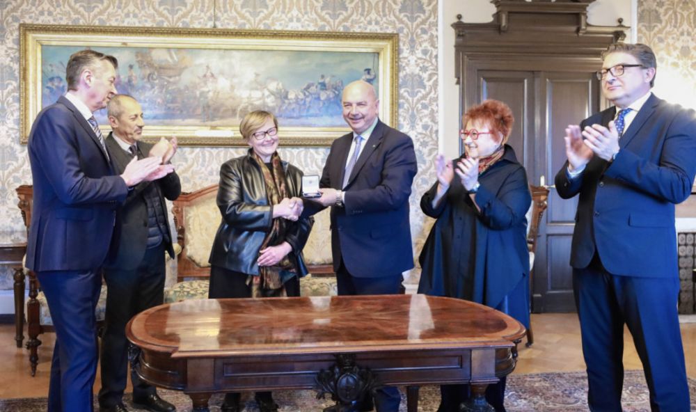 Medaglia bronzea a emittenti slovene Radio Trst A e Slovenska Televizija - foto: Comune Trieste